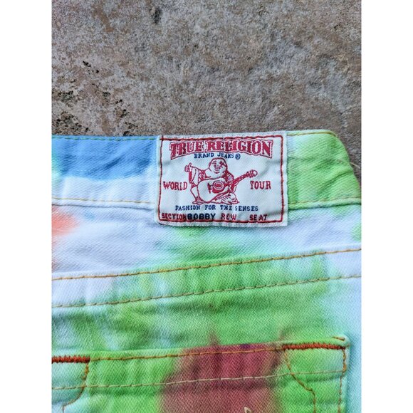 rare🔥 True Religion flare "Cocktail Butterfly" custom - Picture 10 of 13
